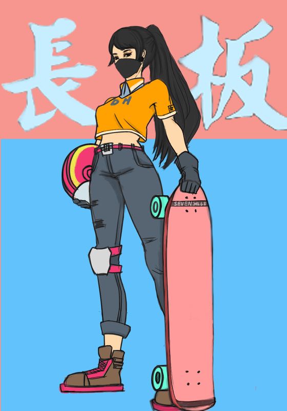 破风而行！她是长板女神小七