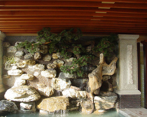 家里放假山有什么不好的说法吗,房子后面做假山有什么好处