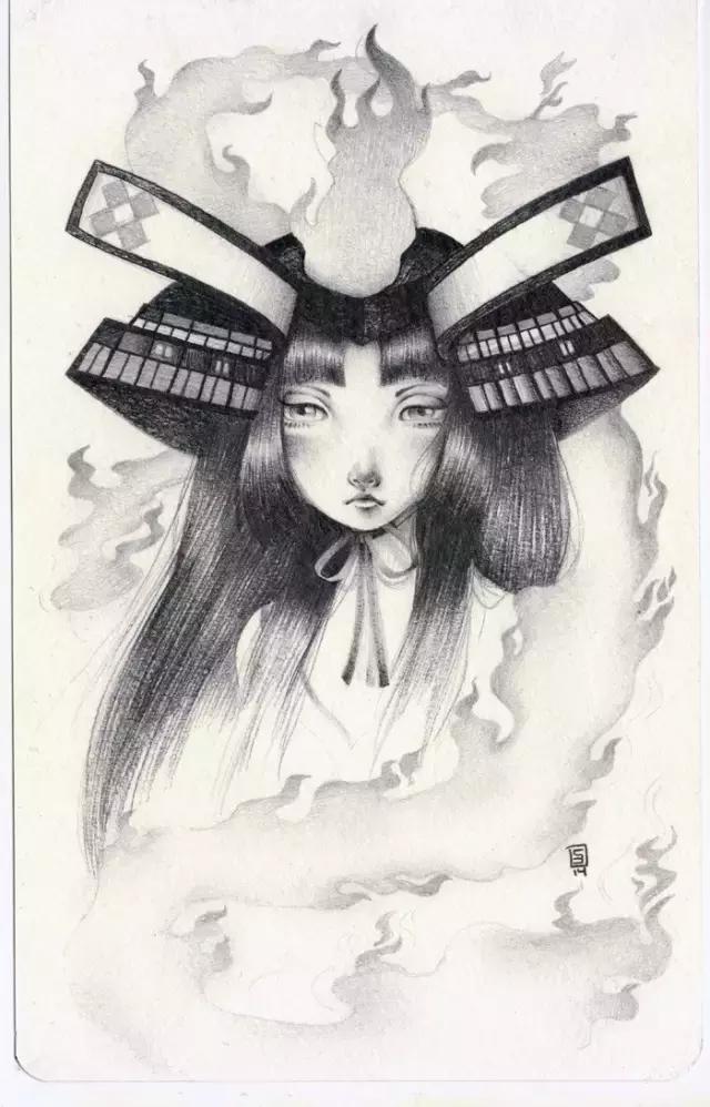 插画魔卡少女樱,插画少女和猫图片