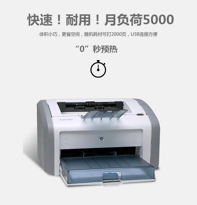 hp经典黑白激光打印机1020,惠普激光打印1106和1020哪款好