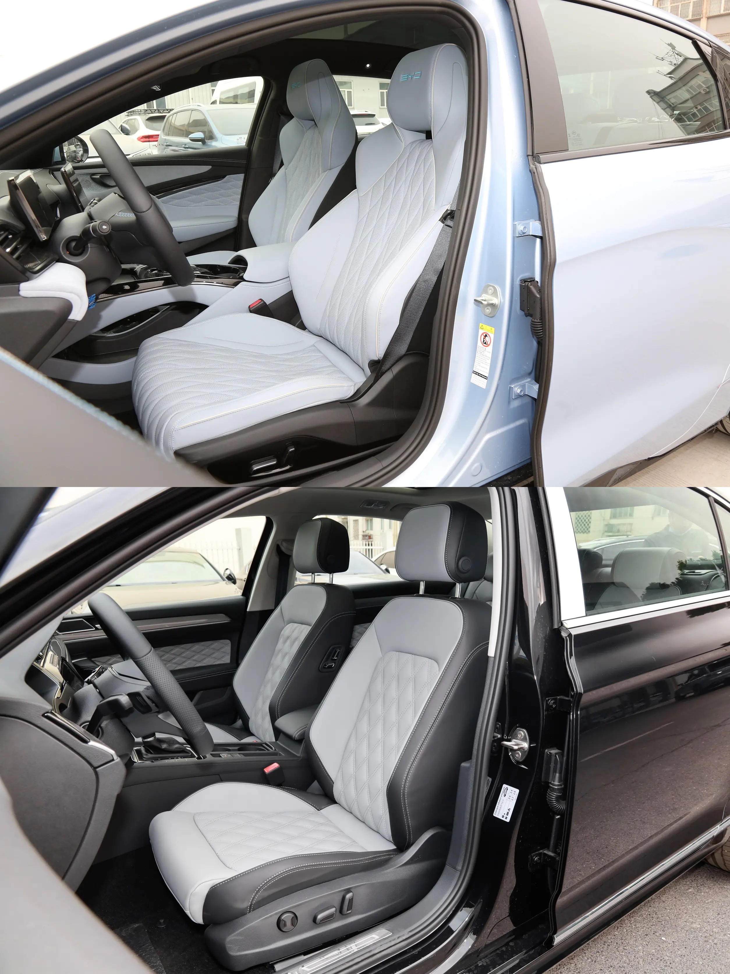 比亚迪海豹老款和冠军版怎么选,比亚迪海豹dmi与长安深蓝实车对比