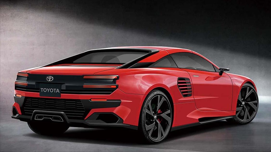 丰田mr2渲染图曝光或采用纯电驱动,mr2丰田发动机