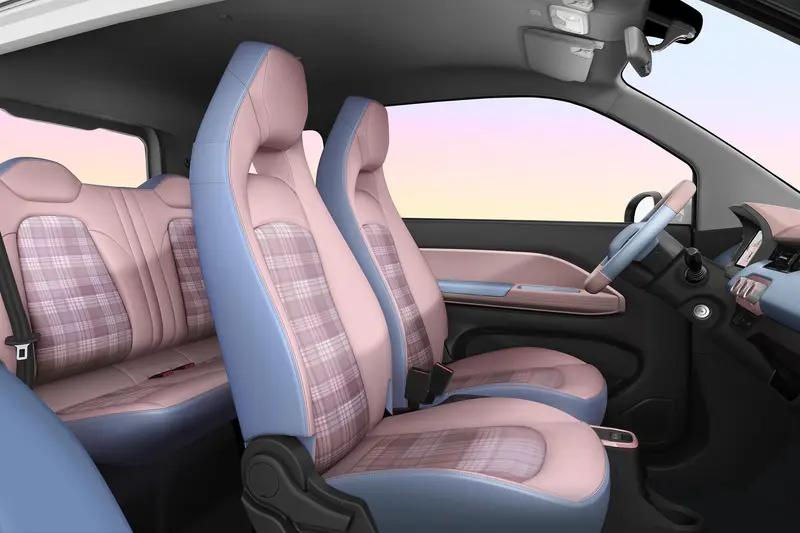 奇瑞qq冰淇淋电车高配,奇瑞新能源qq冰淇淋甜桃款