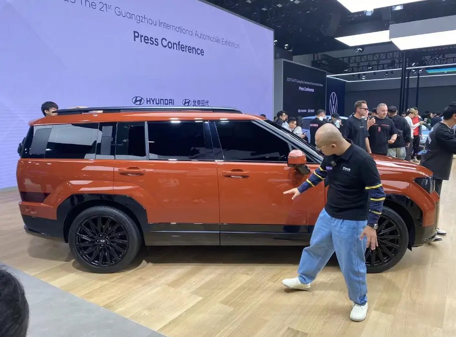 车展体验现代全新胜达,北京现代第四代胜达广州车展首发