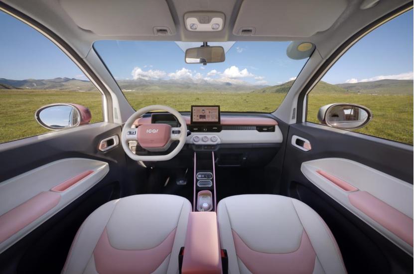 冰淇淋桃欢喜,奇瑞qq冰淇淋实车曝光颜值可爱