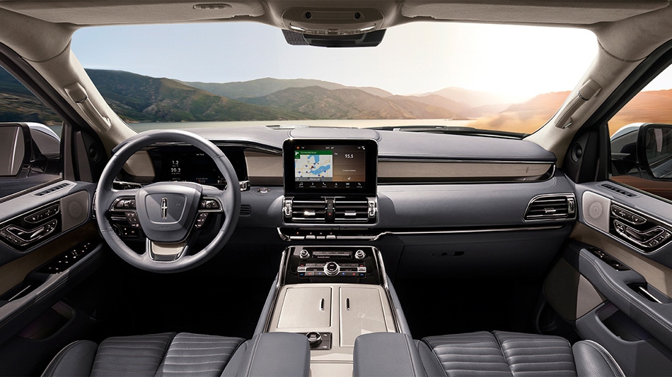 林肯领航员老款升级新款内饰,林肯领航员极致灰