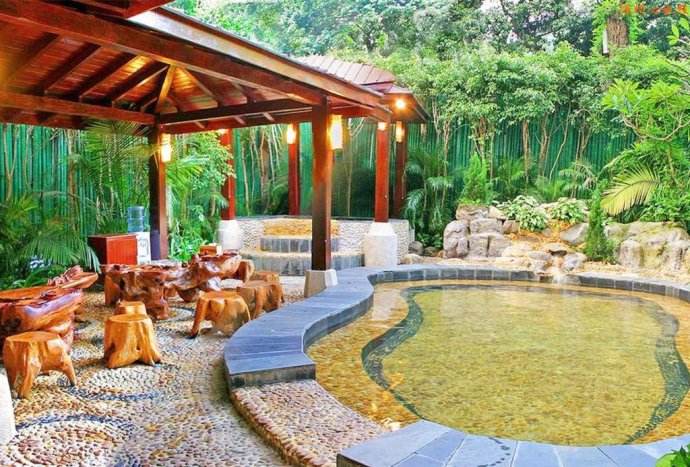 清远银盏温泉有私家温泉池,广东清远温泉排名第一名