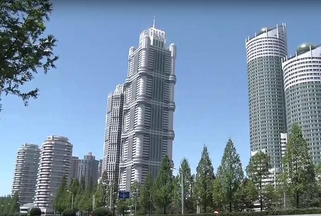 朝鲜摩天大楼,朝鲜高楼的视频