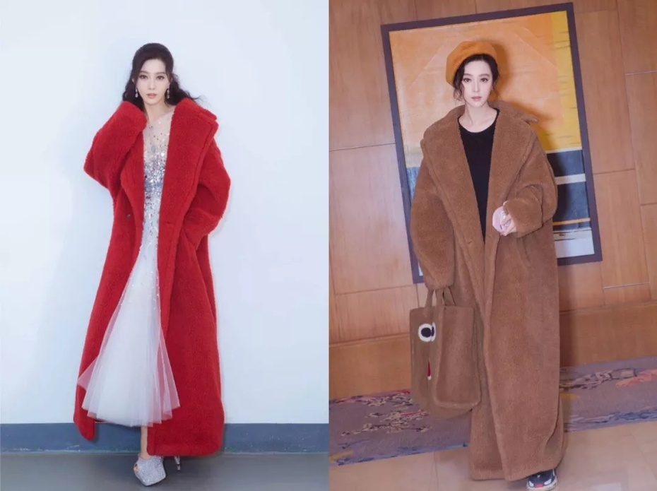 冬天女明星穿羽绒服的搭配,穿搭奇怪的明星