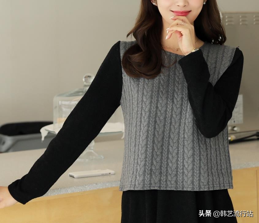 韩系基础款多色毛衣,今年最火的毛衣圆领韩版毛衣