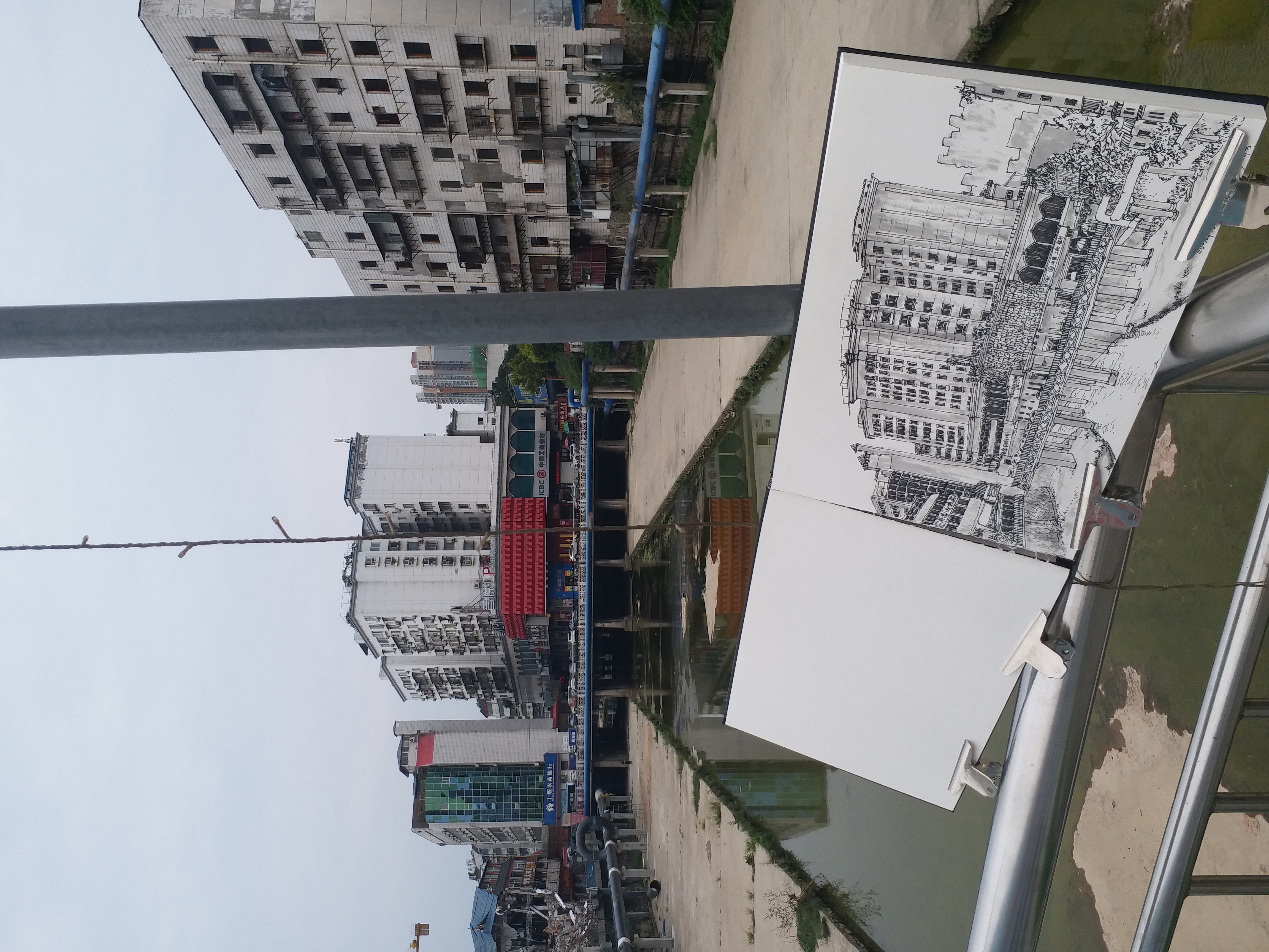 钢笔写生中速写之我见及点、线的实际应用技巧