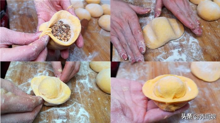 玉米面元宝馒头的简单做法,元宝馒头怎么做蒸出来才好看