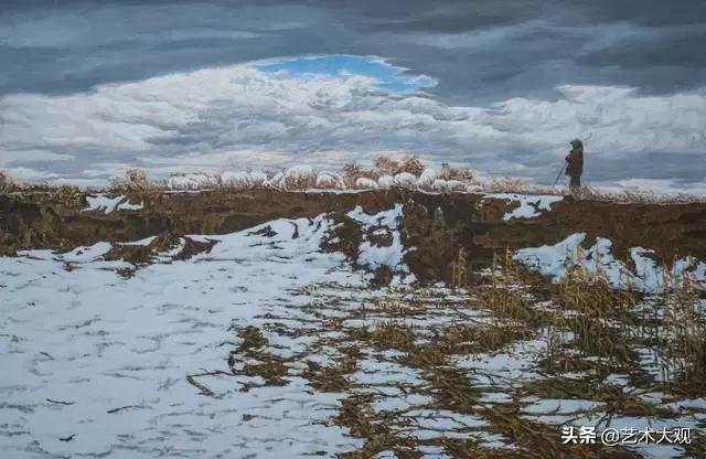 张冬峰油画风景作品欣赏,油画大师张晓刚