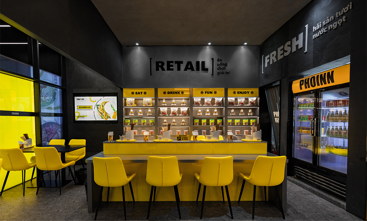 便利店内创意,便利店店内元素设计