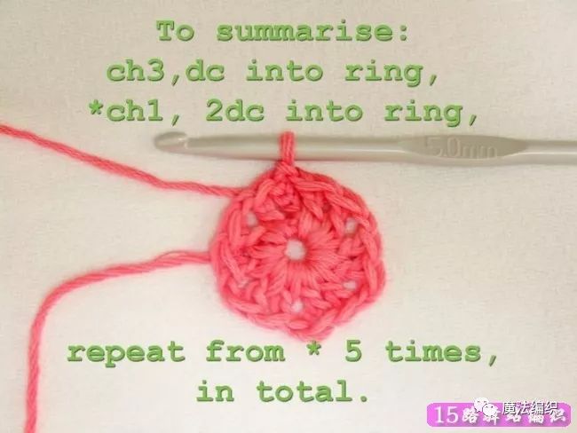 钩针足球教程图解,钩针编织足球的教程