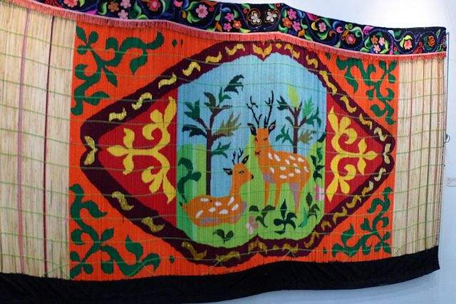 百天带你领略*疆新**民俗（第七十一天）色彩绚丽的草编