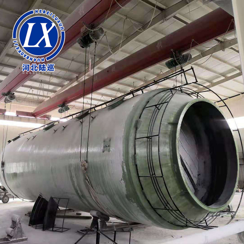 玻璃钢脱硫塔烟囱定制,玻璃钢脱硫塔管件定制