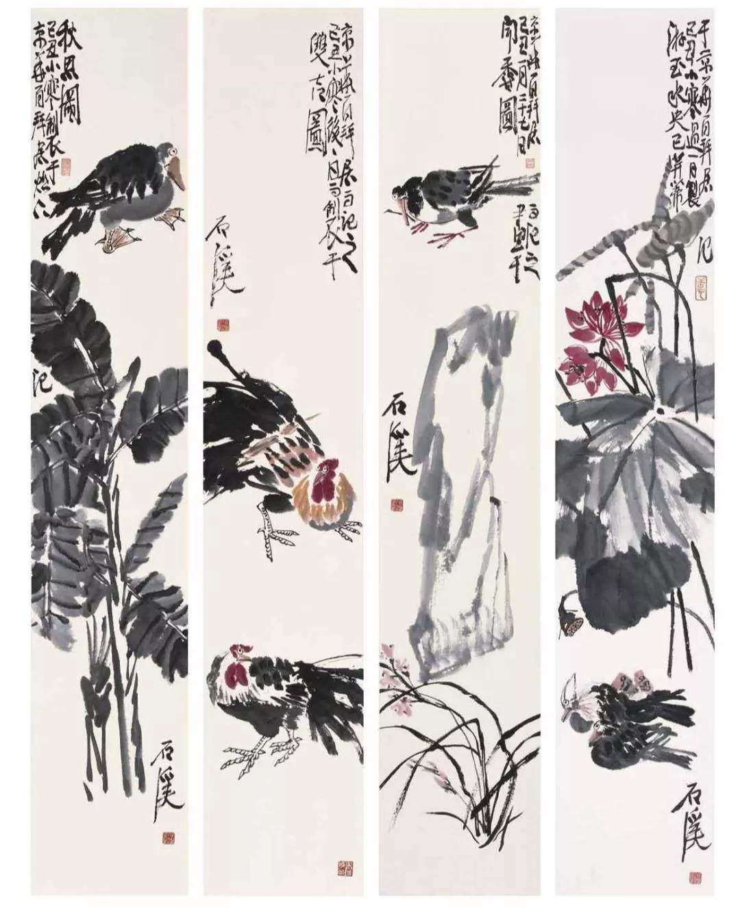 画家流水线作画,修车工人绘画