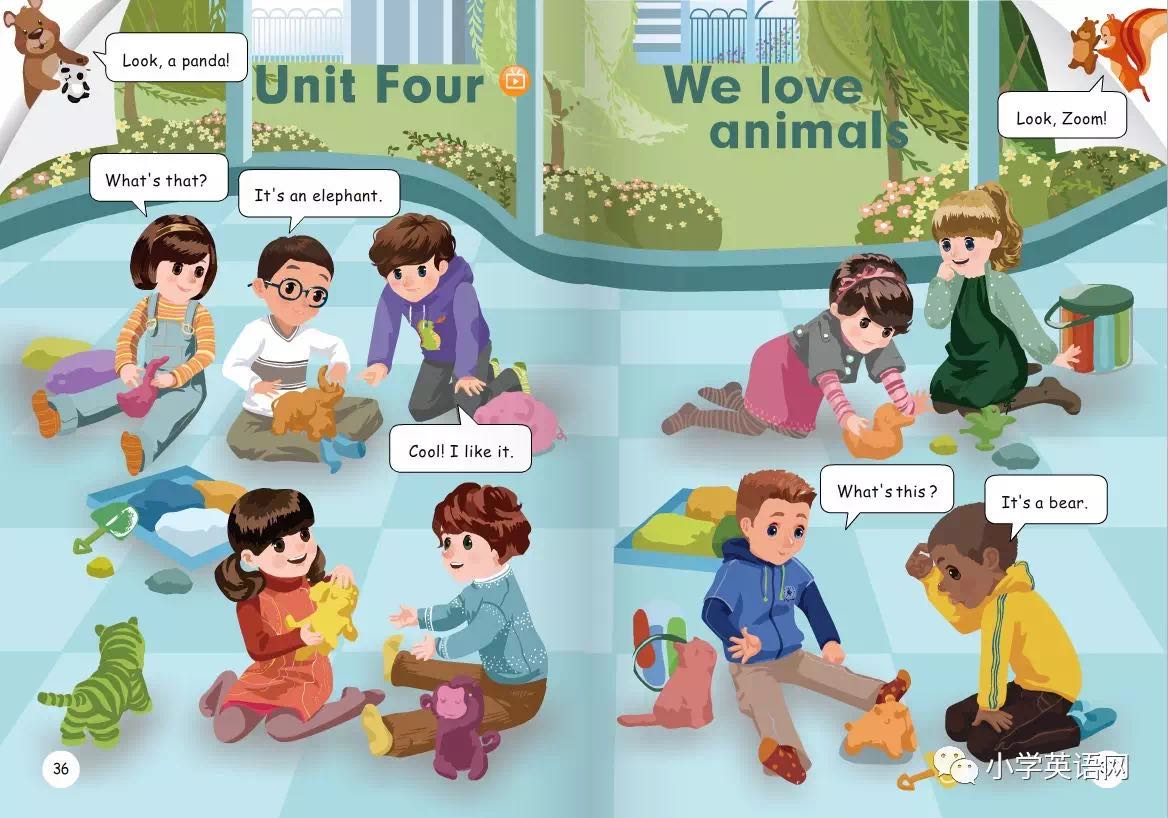 小学英语关于动物的课文,thewonderfulwildanimals绘本