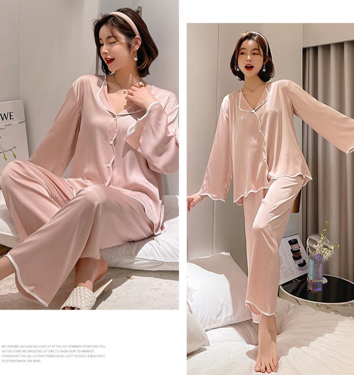 夏天穿的冰丝睡衣,精致的女人有件睡衣