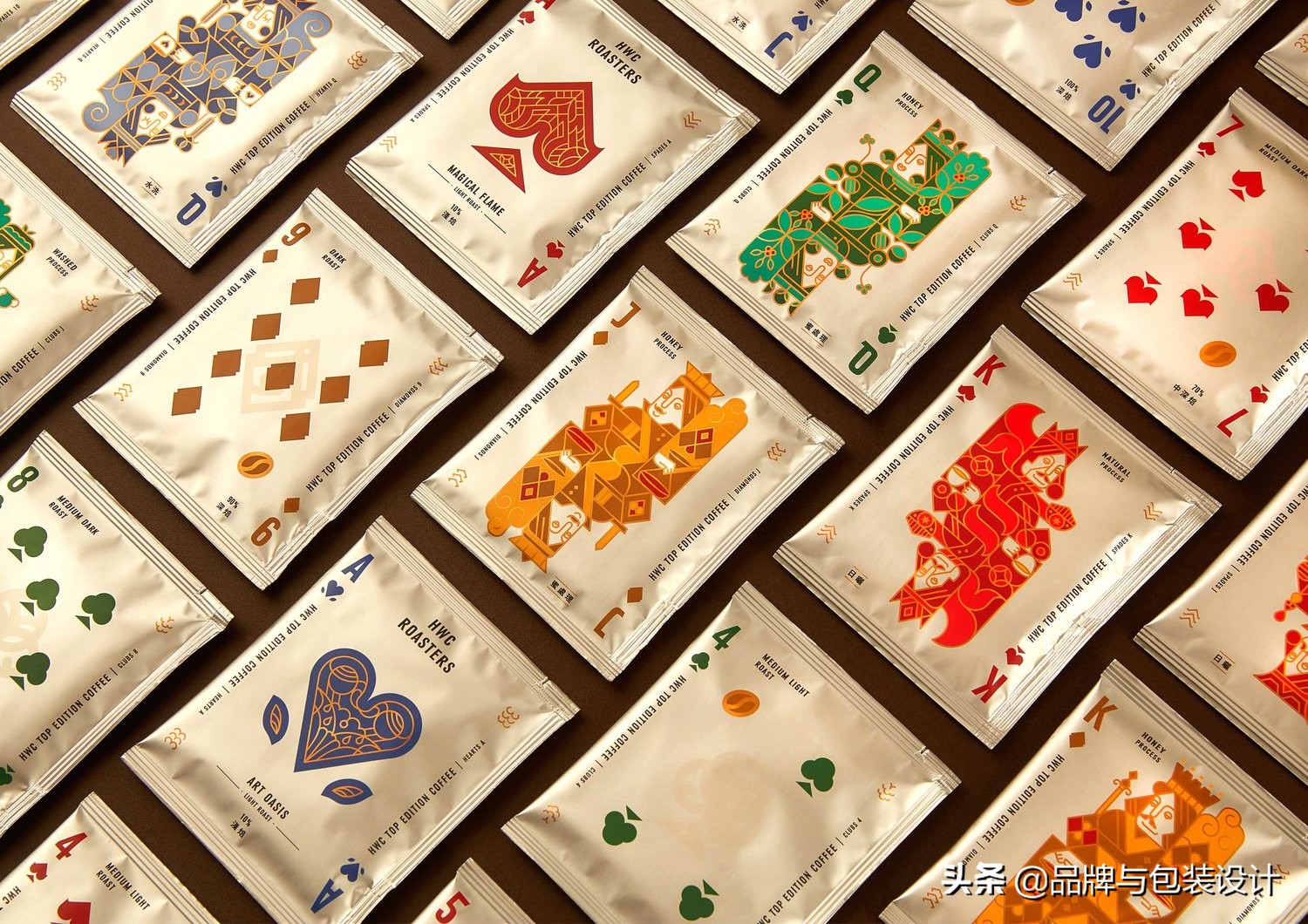 HWCCoffeebyHongDaDesignStudio扑克王国咖啡礼盒包装设计