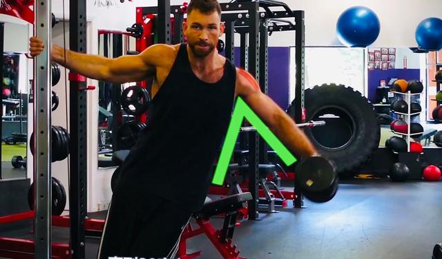 三角肌中束为什么不能大重量,三角肌中束练不大