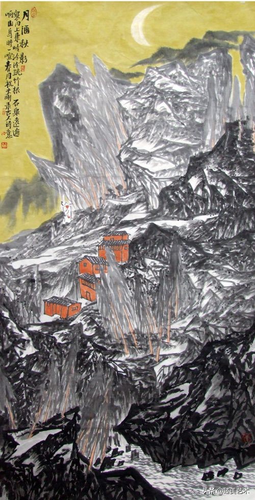 笔墨营造腾升的“心像”——祝夫刚山水画赏析