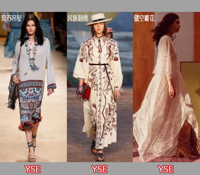 波西米亚风格裙子搭配什么包包,波西米亚裙怎么搭配