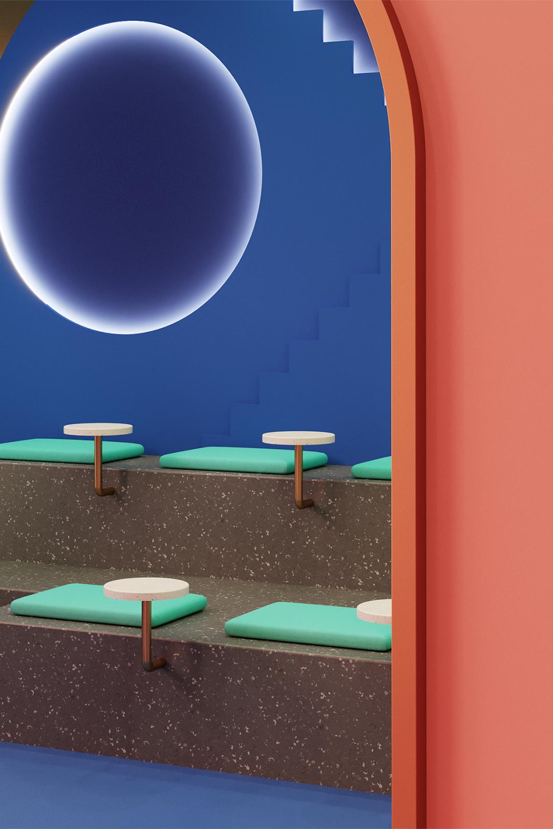 卡塔尔CloudandCo.冰淇淋店每一口都是梦幻色彩