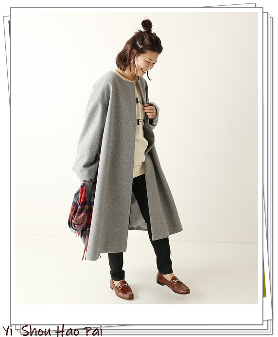 气质女生大衣穿搭风格推荐,30以上的女人羊绒大衣穿搭