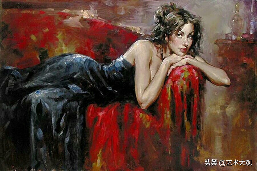 欧美顶级油画人物,人物油画的绘画教程视频