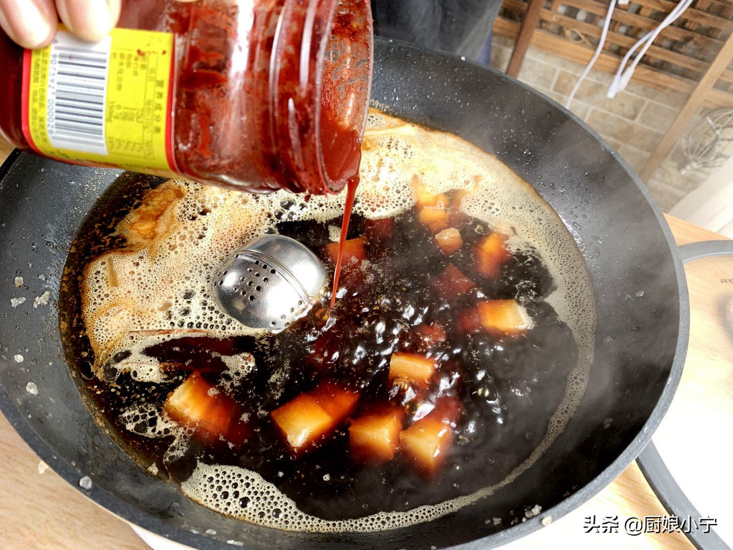 红烧肉不要猪皮的做法,做红烧肉猪肉忘记焯水了