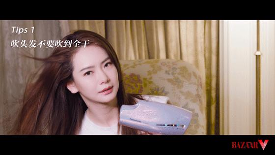 戚薇半扎发教程,戚薇洗头推荐