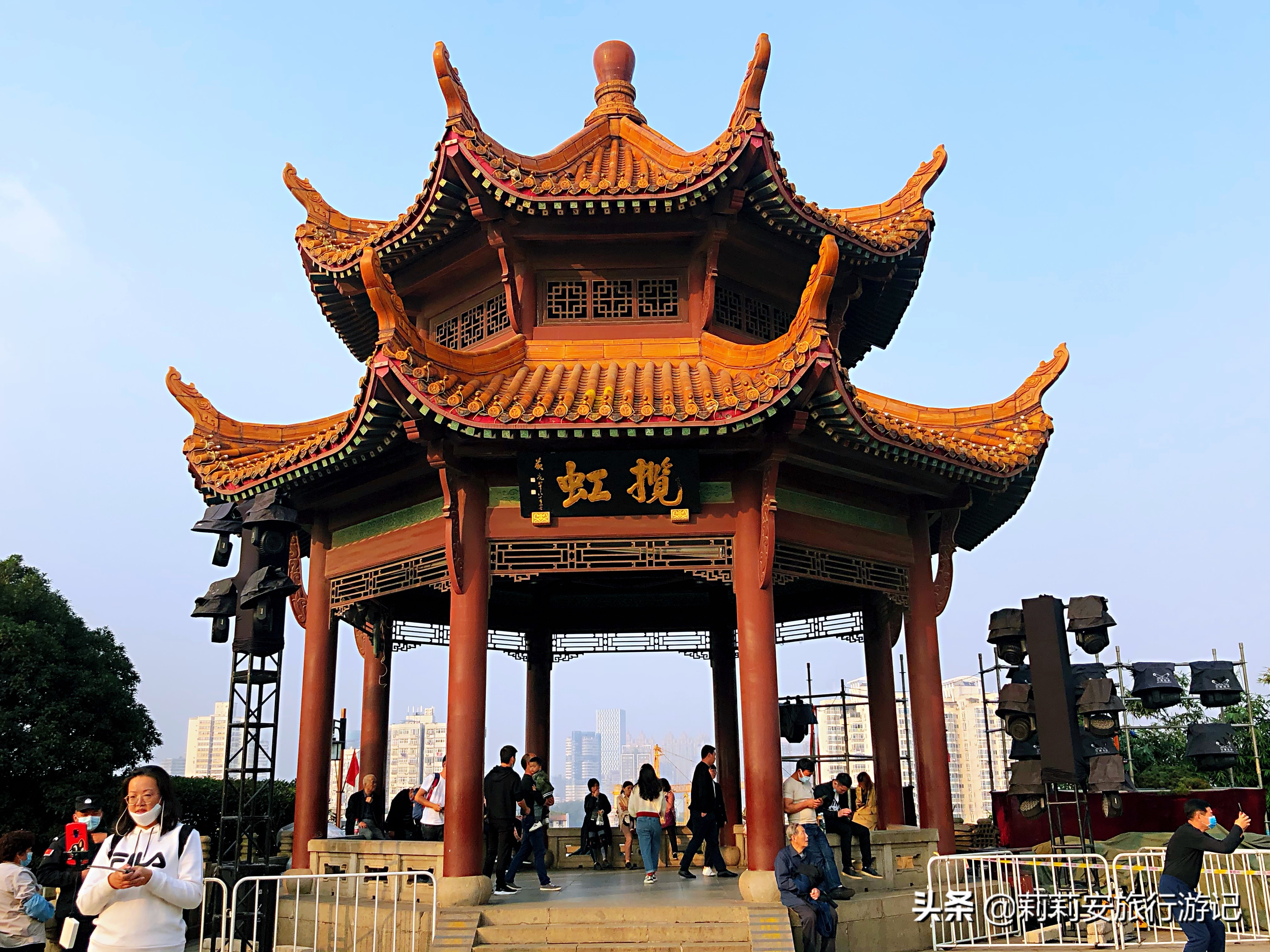 黄鹤楼公园打卡,打卡武汉网红景点黄鹤楼