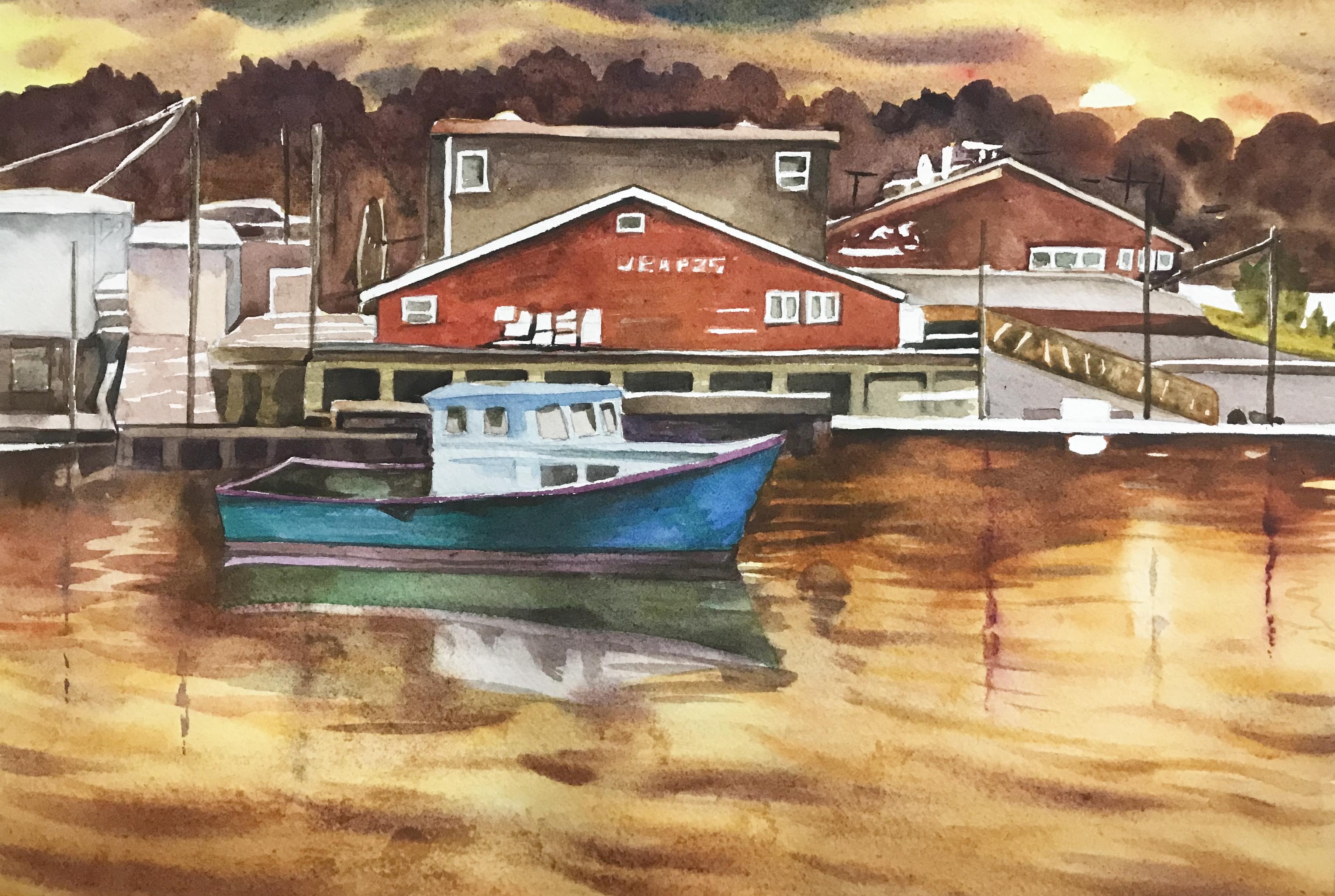 水彩风景画视频教程,水彩风景画教程乡村