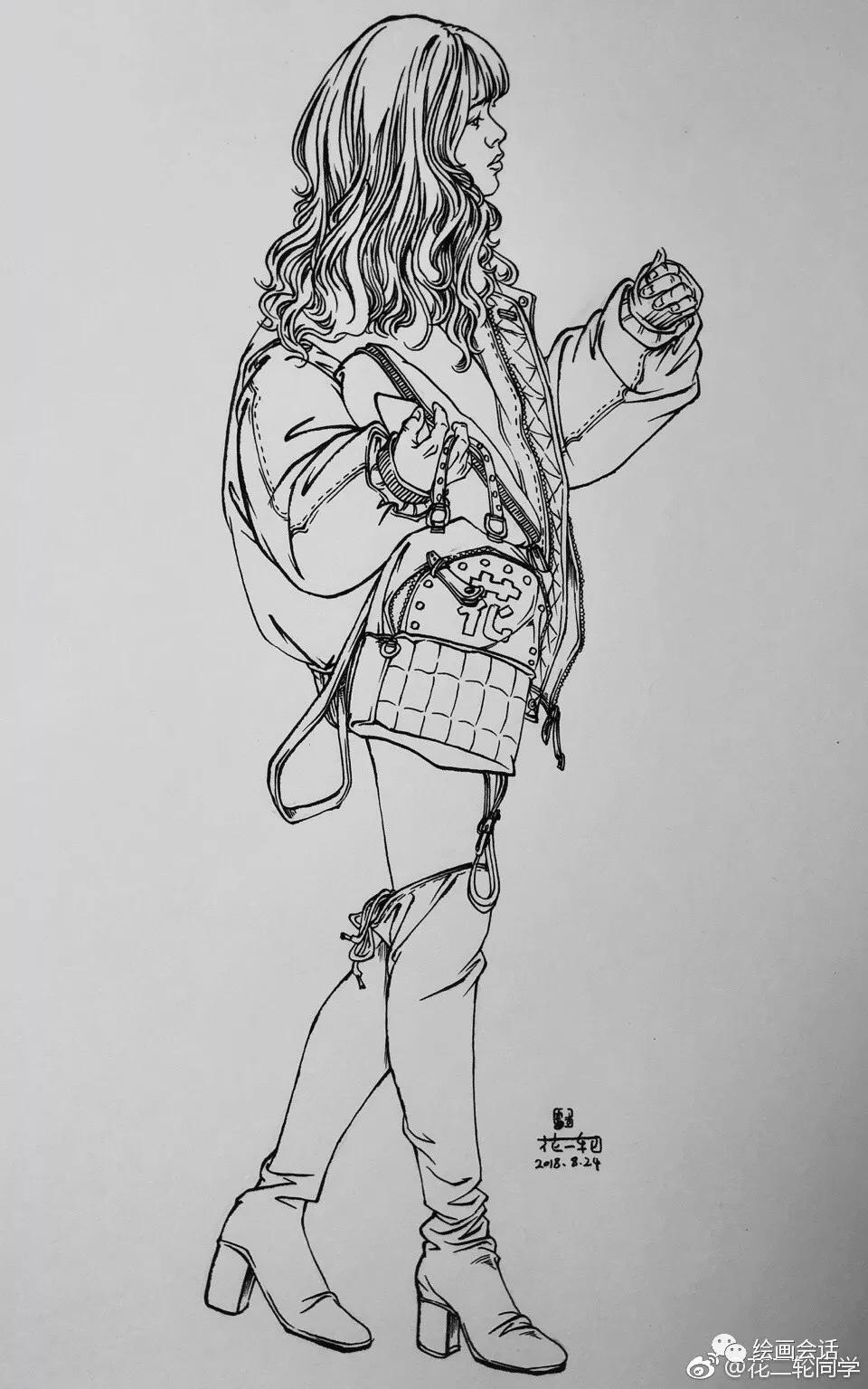 简单钢笔山水速写临摹图片,钢笔速写临摹推荐