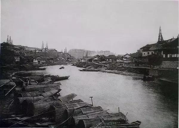 100年前中国风景建筑老照片,两亿多年前的景观