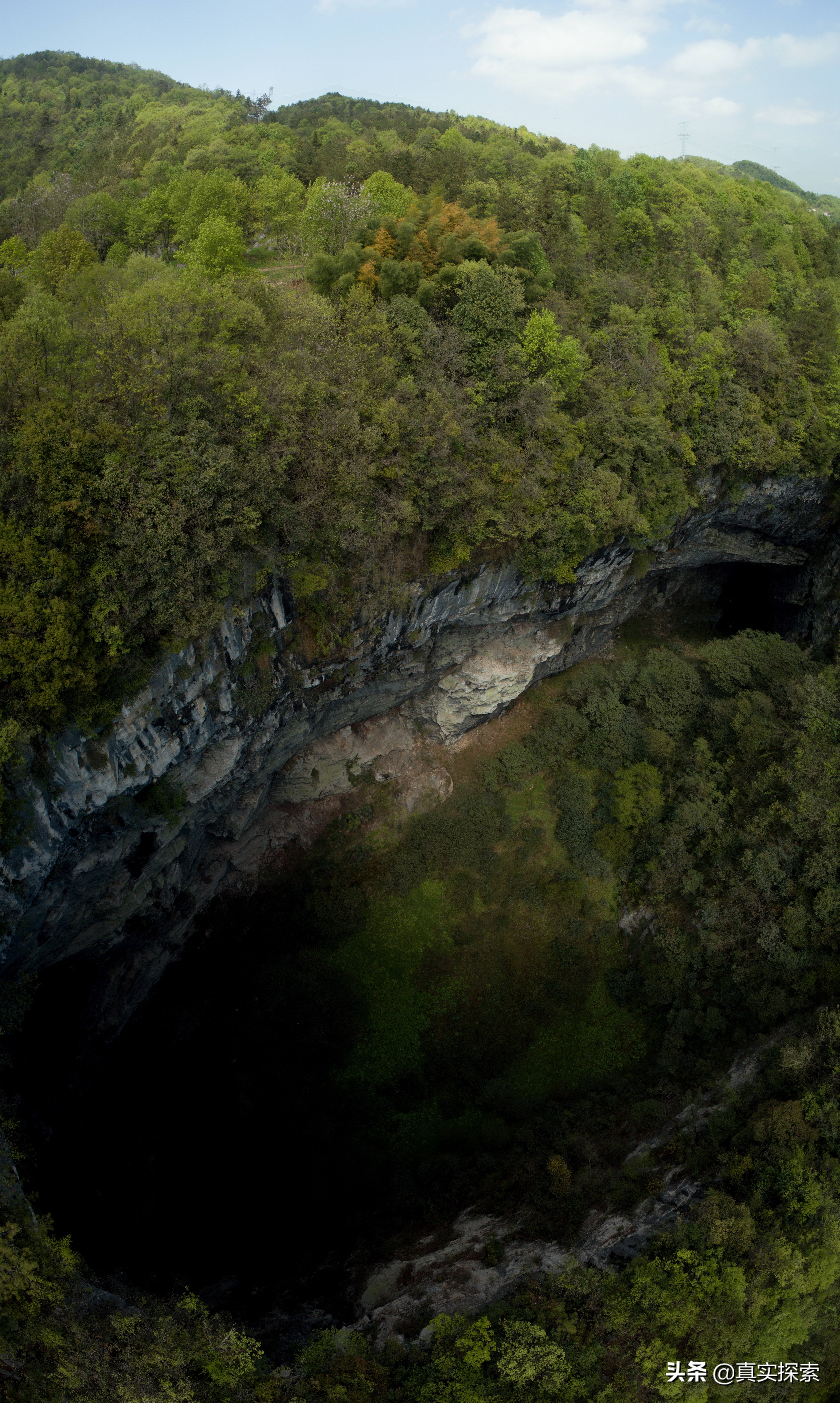 湖北天坑新发现神农架,湖北大山的神秘天坑