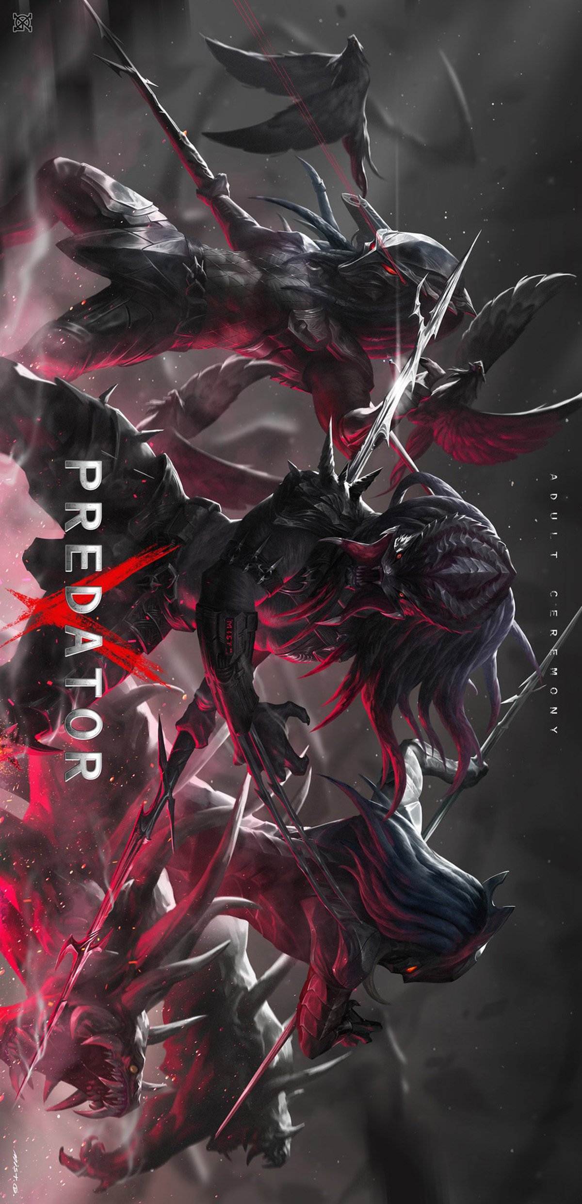 异形的宿敌铁血战士,异形大战铁血战士原画