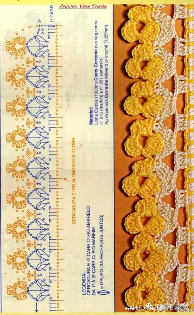 漂亮的钩针桌布衣,钩针钩织漂亮桌布衣图解