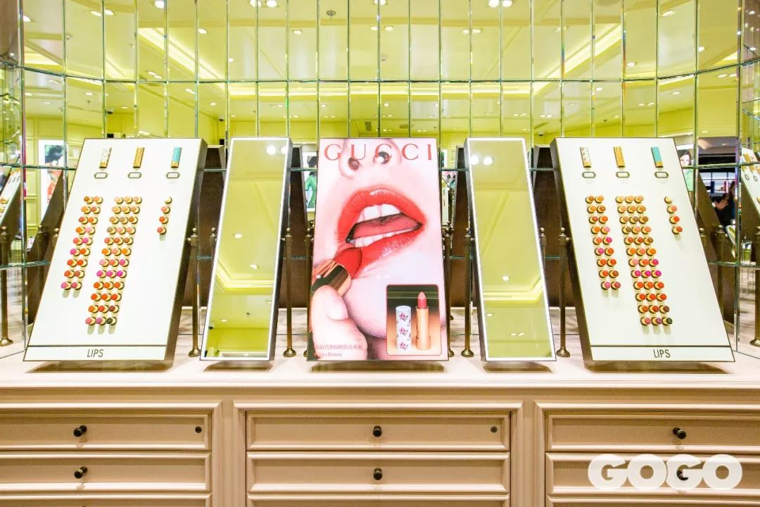 gucci上海港汇有两个专柜,gucci美妆精品店落户广州太古汇