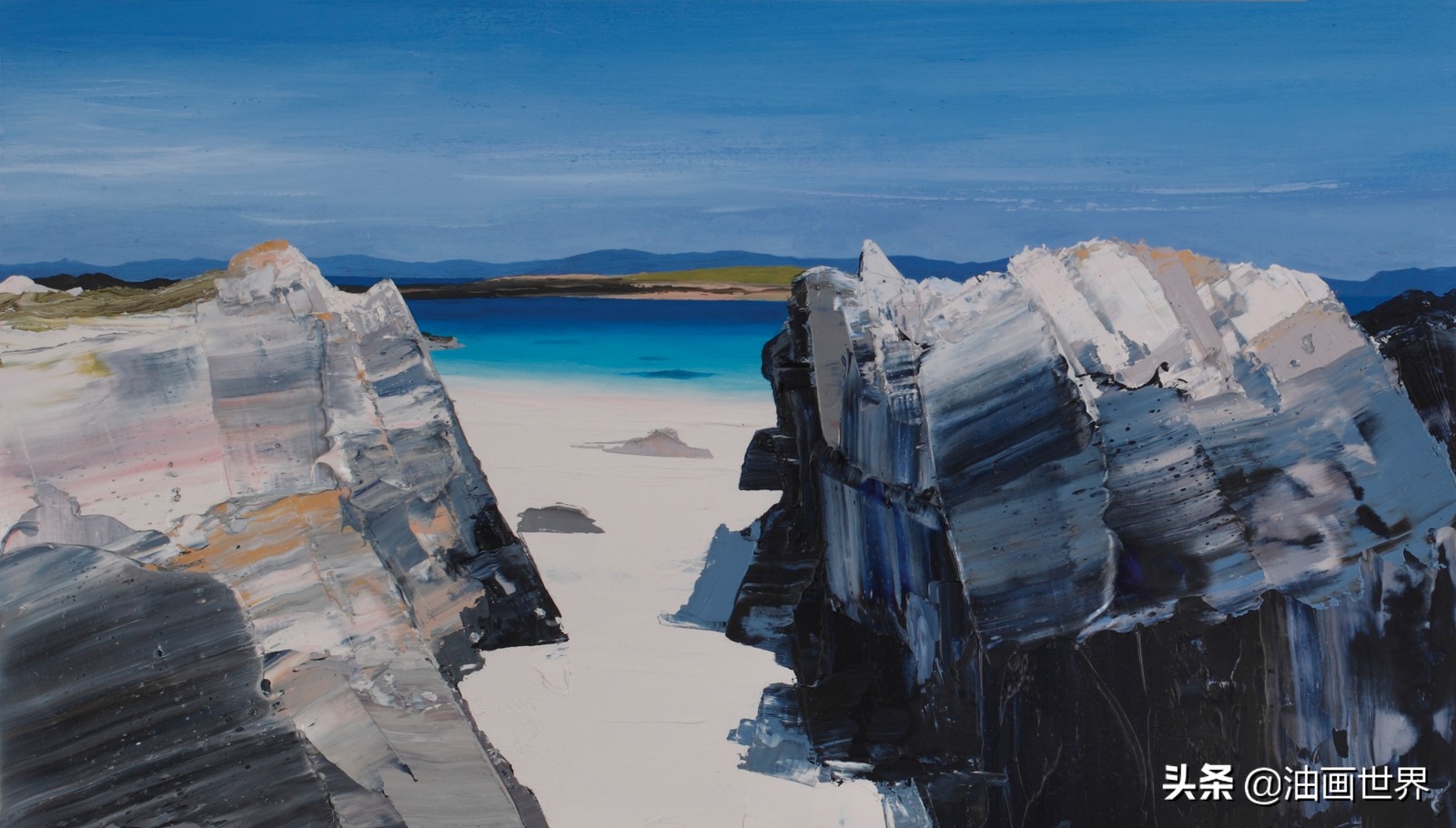 美国画家大峡谷古典风景油画,美国油画家埃里克瓦列斯的风景画