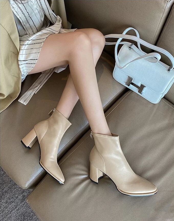 秋季新潮高跟鞋,秋季新款尖头高跟鞋