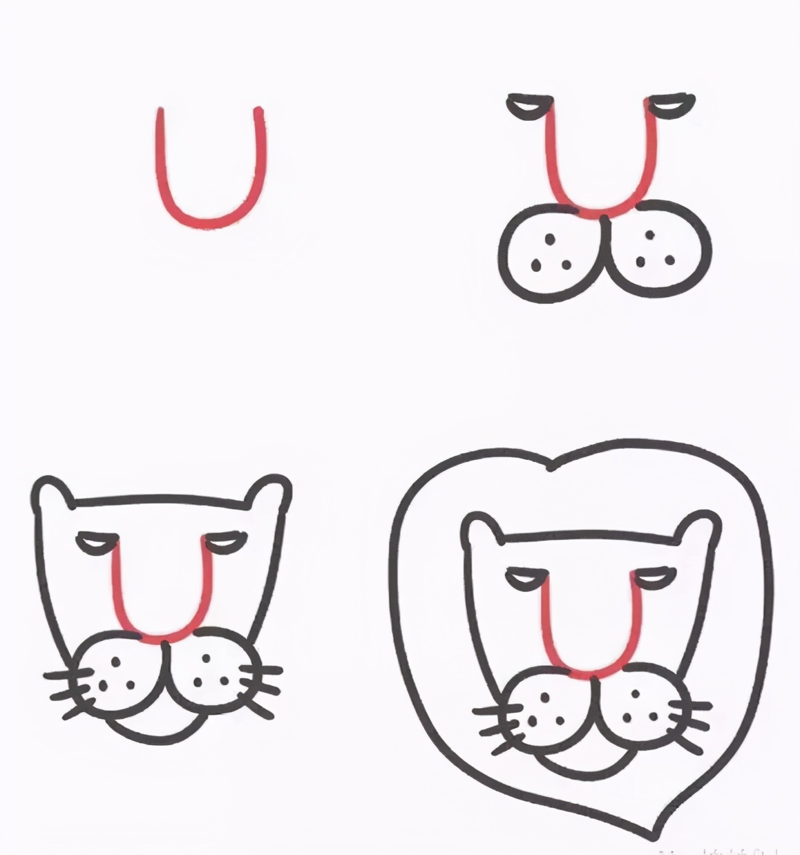 26个英文字母动物简笔画,26个英文字母像什么简笔画