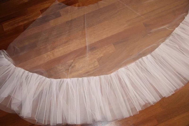 三层雪纺裙制作教程,三层纱裙的做法