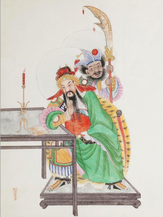 民间各行业神像,民间神像图谱100幅