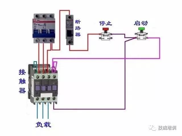 11种断路器接触器电气互锁接线图,交流接触器和断路器的接线图