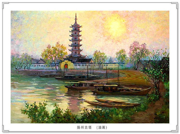 宫廷油画复古写真,高级灰风景油画写生作品