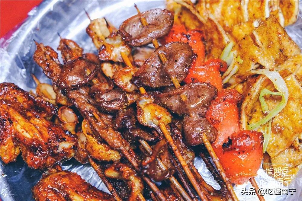 南宁东盟商务区烧烤摊,南宁2021烧烤店铺排行榜前十名
