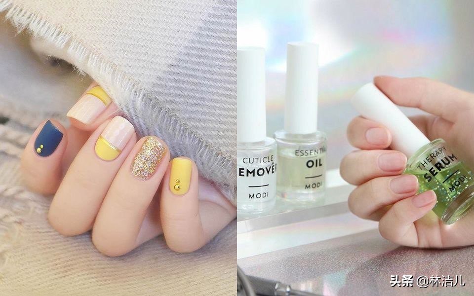 林允美甲教程完整版,林允弄美甲